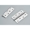 100mm Steel Butt Hinge Chrome Plated (Pair)