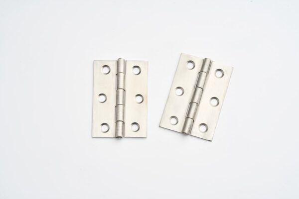 Steel Butt Hinge - 76mm - Stainless Steel - Pack of 2 - Hardware by Williams