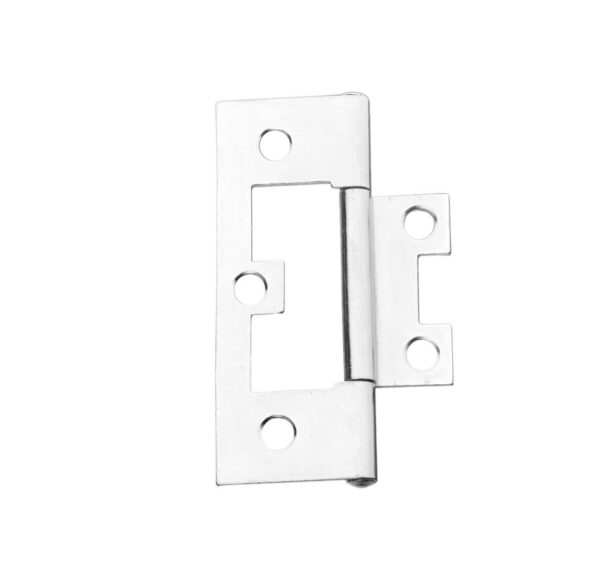 Steel Flush Hinge - 63mm - Zinc Plated - Pair - Hardware Solutions