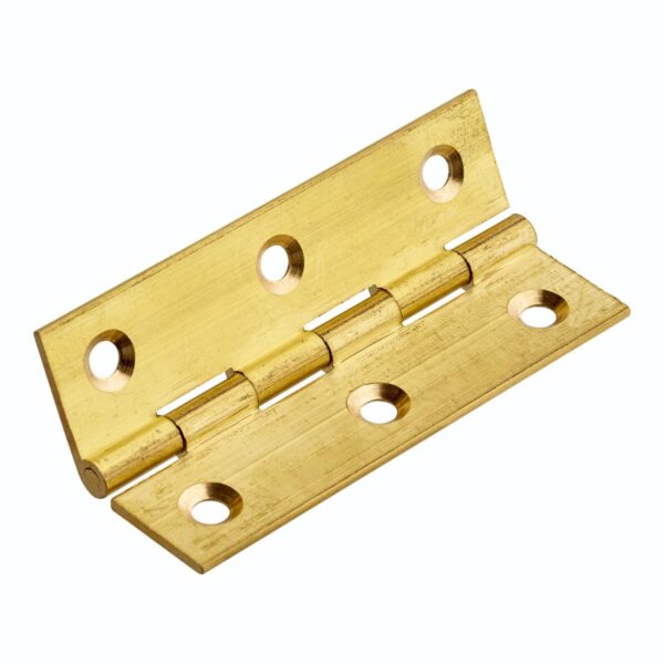 Solid Drawn Brass Butt Hinge - 64x35mm - Self Colour - Pair - Hardware by Williams