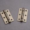 Ball Bearing Hinge - 76mm - Antique Brass - Pair - Hardware by Williams