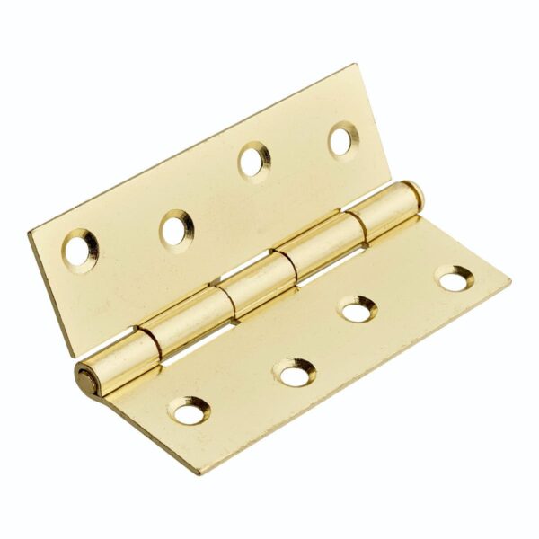 Loose Pin Butt Hinge - 100x41mm - Brass Plated - Pair - Hardware by Williams