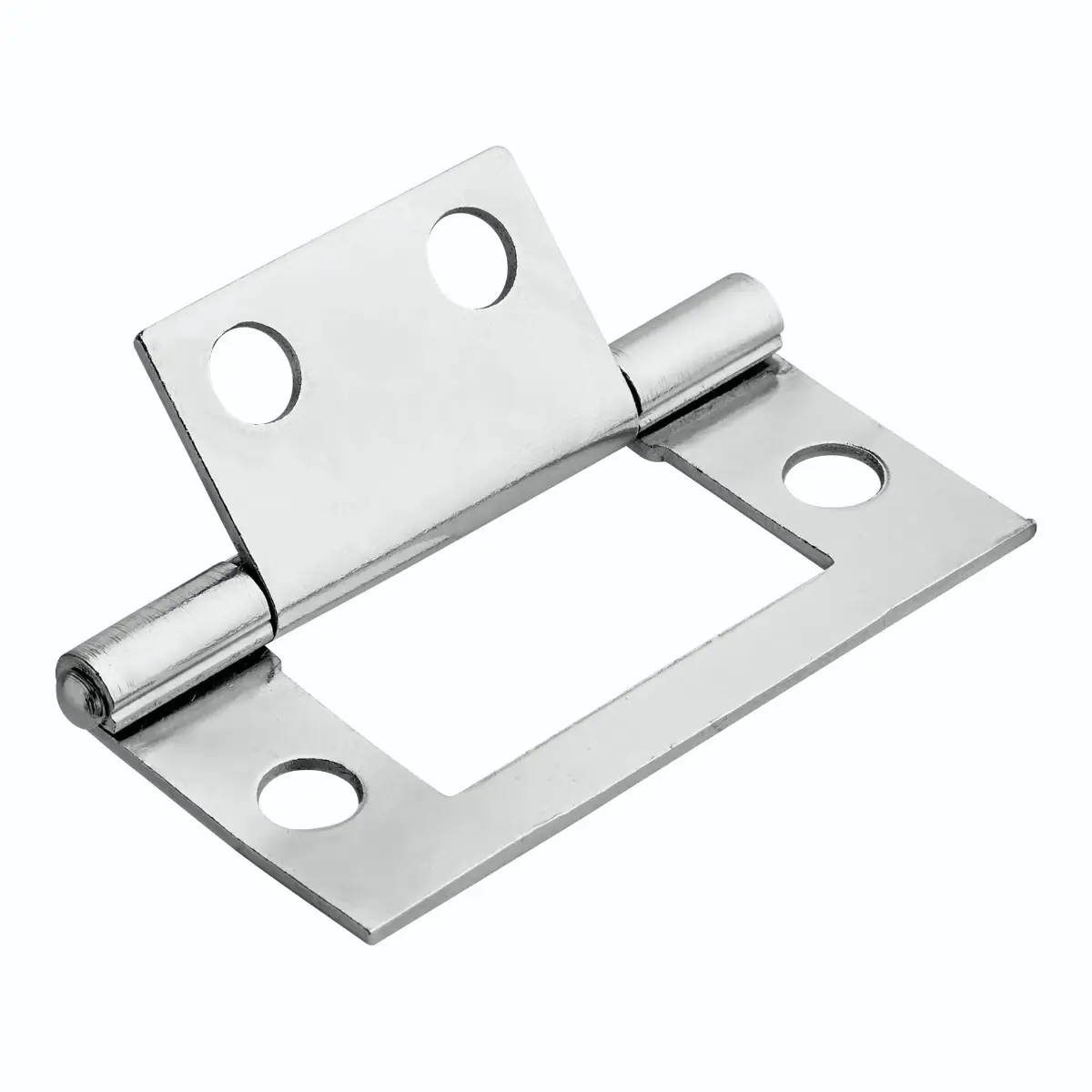 Flush Hinge - 51x25mm - Chrome Plated - Pair - Hardware Solutions