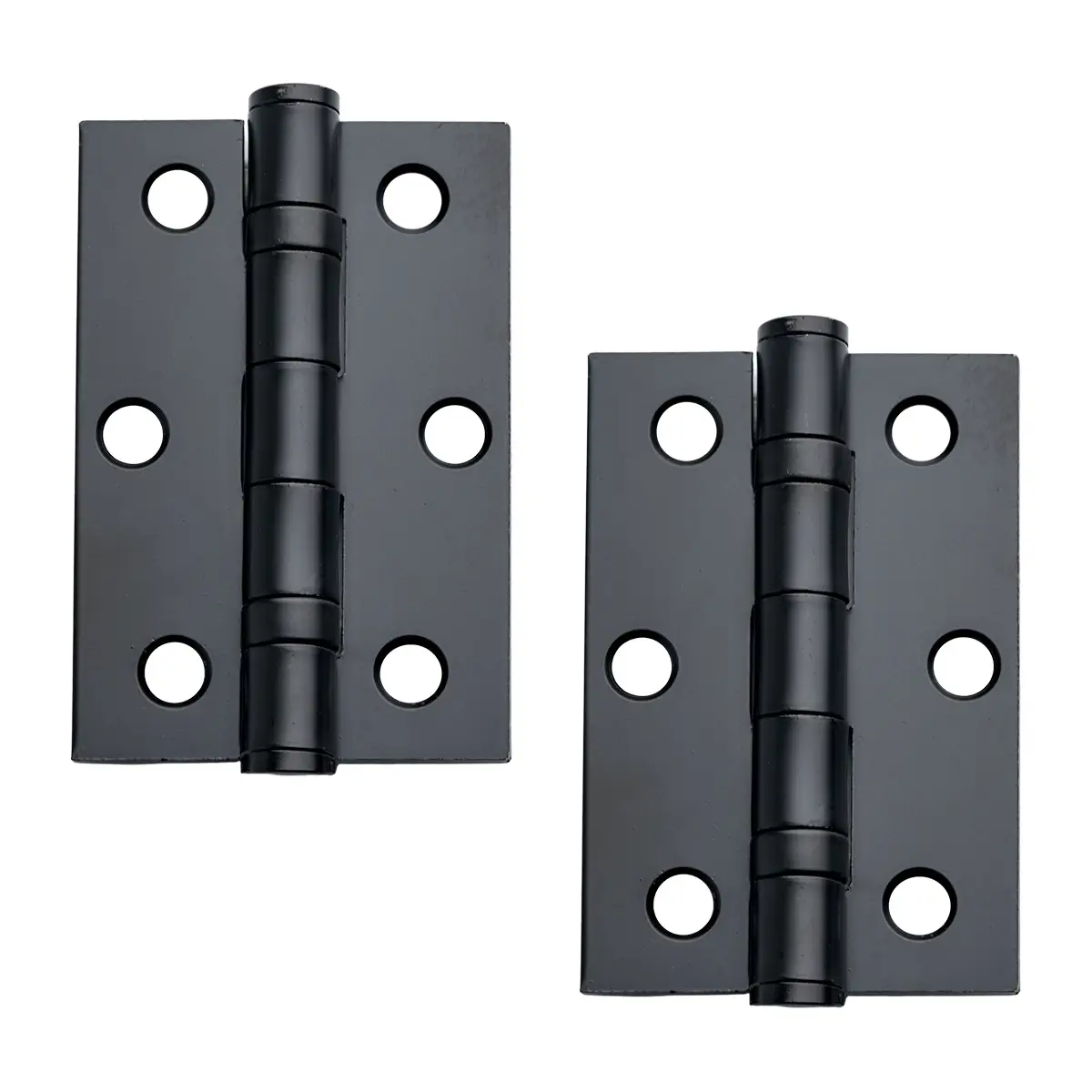 Ball Bearing Hinge - 76mm - Matte Black - Pair - Hardware by Williams