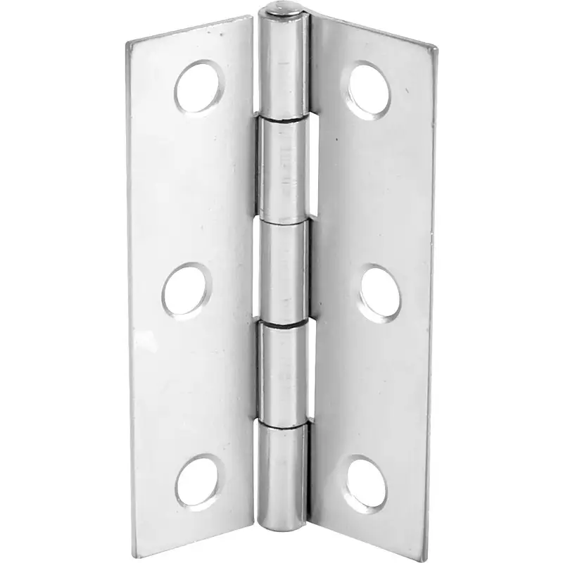 63mm Steel Butt Hinge Chrome Plated (Pair)