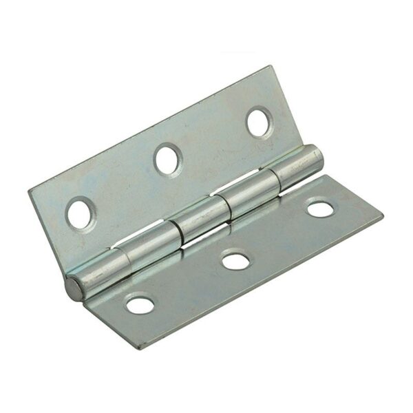 63mm Steel Butt Hinge Zinc Plated (Pair)