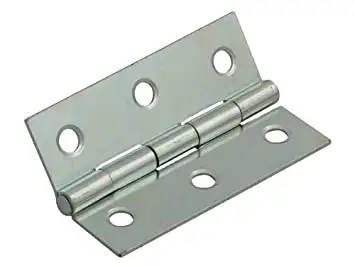 75mm Steel Butt Hinge Zinc Plated (Pair)