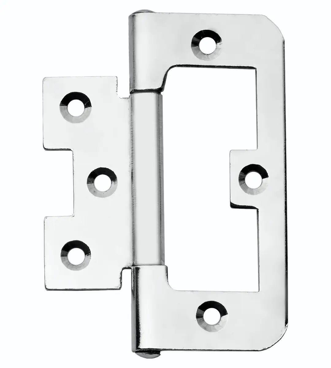 Flush Hinge - 76x35mm - Chrome Plated - Pair - Hardware by Williams