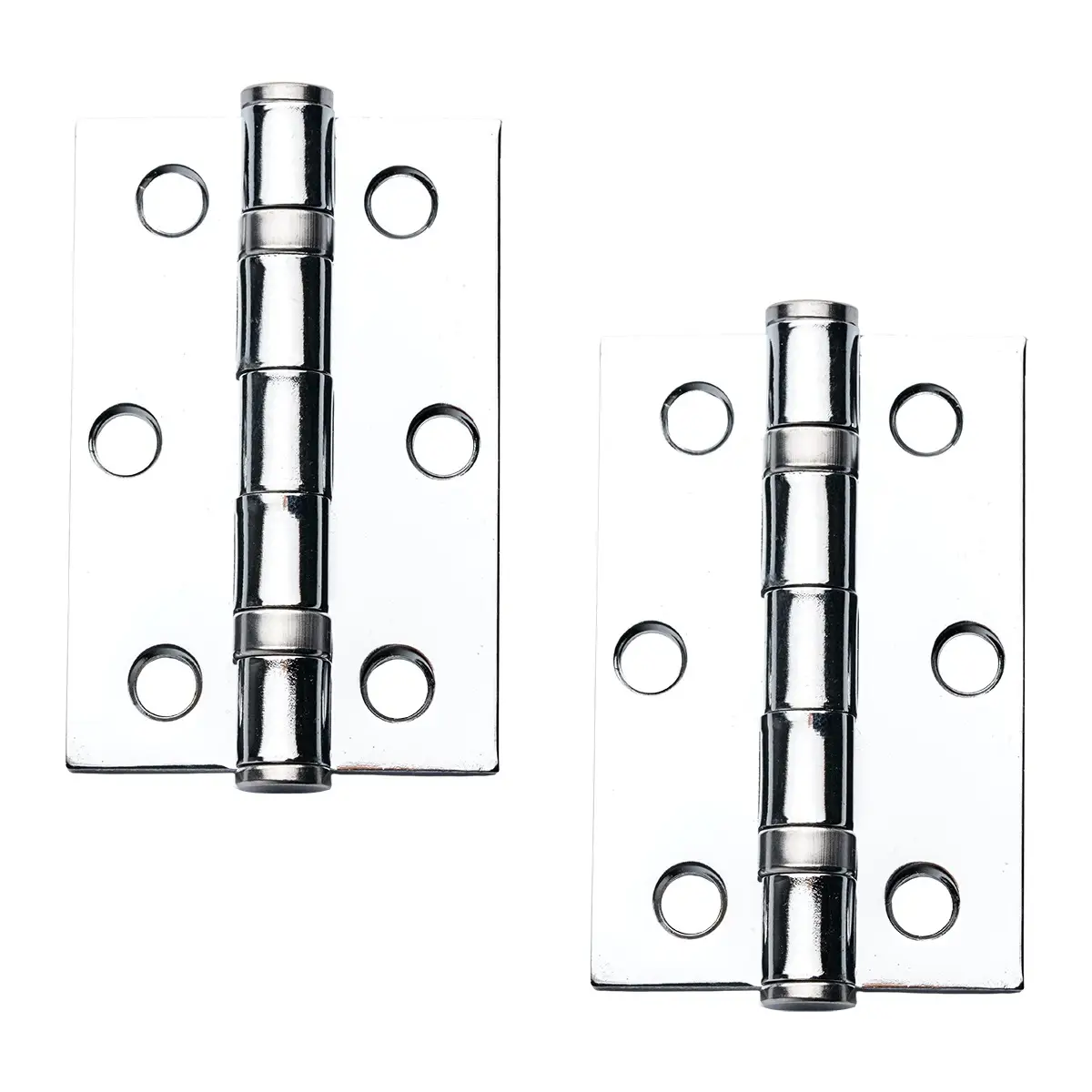 Ball Bearing Hinge - 76mm - Polished Chrome - Pair - Hardware by Williams