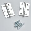 Ball Bearing Hinge - 76mm - Polished Chrome - Pair - Hardware by Williams