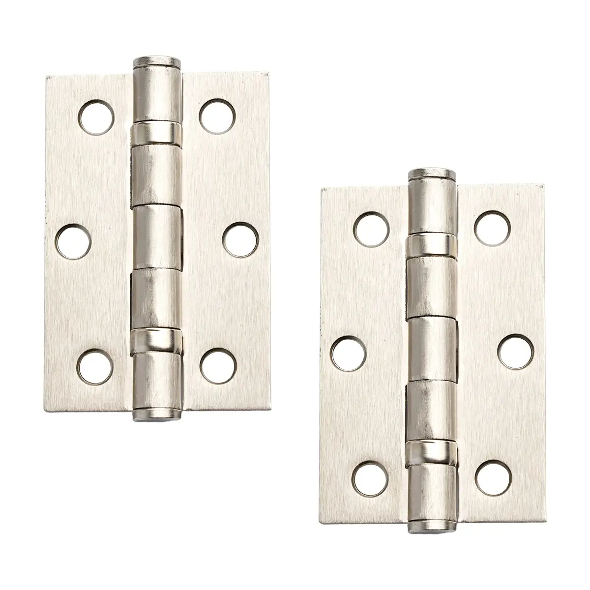 Ball Bearing Hinge - 76mm - Satin Nickel - Pair - Hardware by Williams