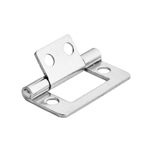 Flush Cabinet Hinge - 38mm - Nickel Plated - Single - Hardware Solutions