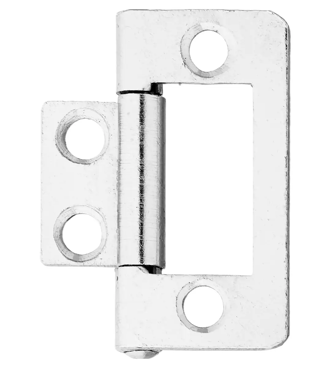 Flush Cabinet Hinge - 38mm - Nickel Plated - Single - Hardware Solutions