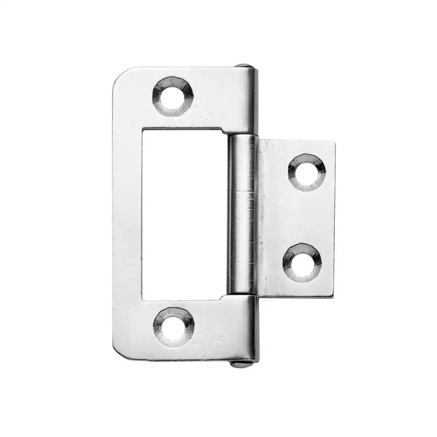 50mm Flush Hinge Chrome Plated (Pair)