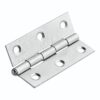 Loose Pin Butt Hinge - 76x50mm - Zinc Plated - Pair - Hardware by Williams