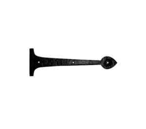 Hinge Front (12", 15" OR 18"), Black Antique  (sold in pairs)