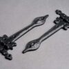 Iron Spear T Hinge - Antique Black - 304mm - Pair - Hardware by Williams