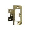 Flush Hinge - 76mm - Brass Plated - Pair - Hardware Solutions